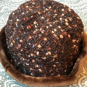 Brown Tweed Manhattan Hat Company Winter Hat